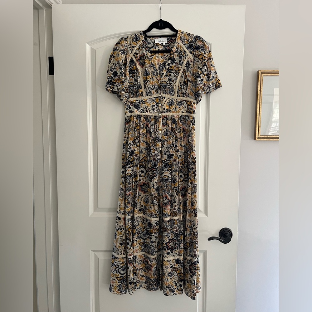 Ba&sh Floral Print Maxi Dress